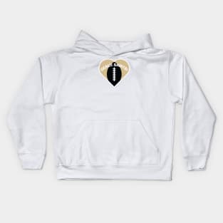 Heart Shaped New Orleans Saints Kids Hoodie